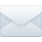 Envelope Emoji ✉ image - Facebook Meta style