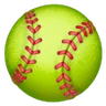 Weicher Ball Emoji 🥎 image - Samsung style