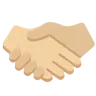 Handshake: Medium-Light Skin Tone Emoji 🤝🏼 image - Twitter / X (Twemoji) style