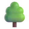 Emoji Foioase 🌳 image - Microsoft 3D Fluent style