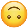 倒头 Emoji 🙃 image - WhatsApp style