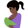 Breast-Feeding: Dark Skin Tone Emoji 🤱🏿 image - Twitter / X (Twemoji) style