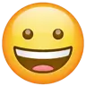 Emoji Grinning Face 😀 image - WhatsApp style