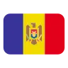 Flag: Moldova Emoji 🇲🇩 image - Tossface style