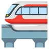 Einschienenbahn Emoji 🚝 image - Google Noto Color style
