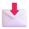 नीचे की ओर एरो एबव के साथ लिफ़ाफ़ा Emoji 📩 image - Microsoft 3D Fluent style