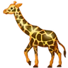 长颈鹿的脸 Emoji 🦒 image - Samsung style