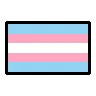 Transgender Flag Emoji 🏳️‍⚧️ image - OpenMoji style
