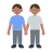 Men Holding Hands: Medium Skin Tone