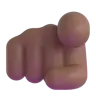 Index Pointing At The Viewer: Medium-Dark Skin Tone Emoji 🫵🏾 image - Microsoft 3D Fluent style