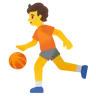 Emoji Persona con la palla ⛹ image - Google Noto Color style