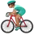 Person Biking: Medium Skin Tone