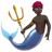Merman: Dark Skin Tone