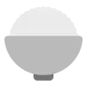 Cooked Rice Emoji 🍚 image - Tossface style