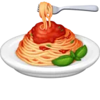 Spaghetti Emoji 🍝 image - Facebook Meta style