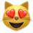 Smiling Cat With Heart-Eyes