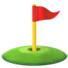 Emoji Flag In Hole ⛳ image - Apple style