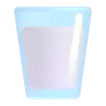 Szklanka mleka Emoji 🥛 image - Microsoft 3D Fluent style
