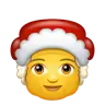คุณแม่คริสต์มาส Emoji 🤶 image - WhatsApp style