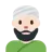 Man Wearing Turban: Light Skin Tone