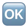 Эмодзи В чёрном квадрате Ok 🆗 image - Telegram style