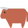 牛 Emoji 🐂 image - Twitter / X (Twemoji) style