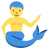 Merman Emoji 🧜‍♂️ image - Twitter / X (Twemoji) style