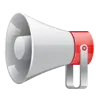 Emoji Altoparlante per l'indirizzo pubblico 📢 image - WhatsApp style