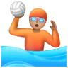 Person Playing Water Polo: Medium Skin Tone Emoji 🤽🏽 image - Samsung style