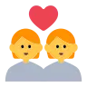 Emoji Coppia con cuore 💑 image - Tossface style