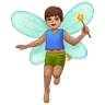 Man Fairy: Medium Skin Tone Emoji 🧚🏽‍♂️ image - Samsung style