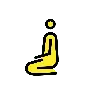 Man Kneeling Emoji 🧎‍♂️ image - OpenMoji style