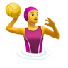Woman Playing Water Polo Emoji 🤽‍♀️ image - Apple style