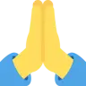 Emoji Persona con le mani giunte 🙏 image - Twitter / X (Twemoji) style