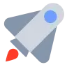 Rocket Emoji 🚀 image - Tossface style