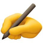 Writing Hand Emoji ✍ image - Facebook Meta style