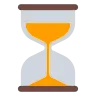 Sanduhr mit fließendem Sand Emoji ⏳ image - Tossface style