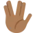 Vulcan Salute: Medium-Dark Skin Tone
