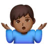 Man Shrugging: Medium-Dark Skin Tone Emoji 🤷🏾‍♂️ image - Samsung style