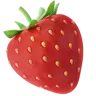 Truskawka Emoji 🍓 image - Apple style