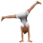 Person Cartwheeling: Medium Skin Tone