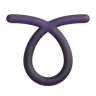 Emoji Ciclo riccio ➰ image - Microsoft 3D Fluent style