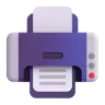 Emoji Stampante 🖨 image - Microsoft 3D Fluent style
