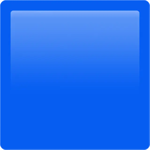 Großes blaues Quadrat