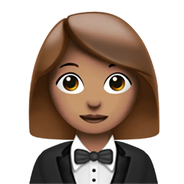 Woman In Tuxedo: Medium Skin Tone