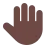 Raised Back Of Hand: Dark Skin Tone