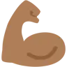 Flexed Biceps: Medium-Dark Skin Tone Emoji 💪🏾 image - Twitter / X (Twemoji) style