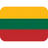 Flag: Lithuania Emoji 🇱🇹 image - Twitter / X (Twemoji) style