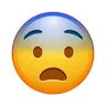 Straszna Twarz Emoji 😨 image - Telegram style