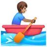 Man Rowing Boat: Medium Skin Tone Emoji 🚣🏽‍♂️ image - Samsung style